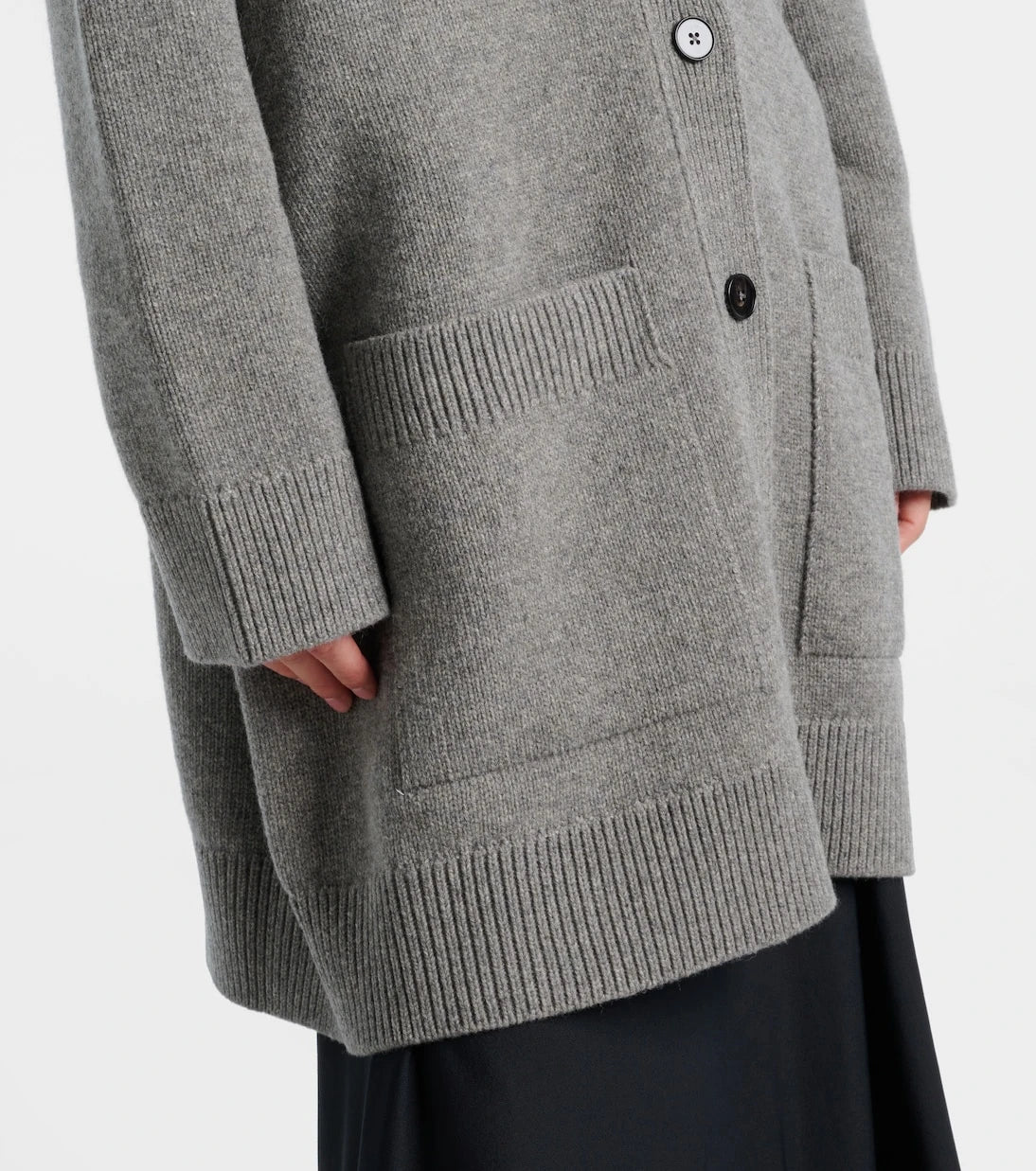 Jil Sander - Wool, cotton, and cashmere-blend cardigan