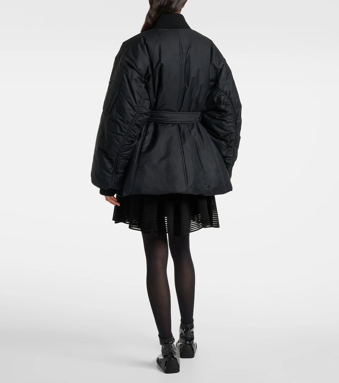 Alaïa - Belted cotton-blend jacket