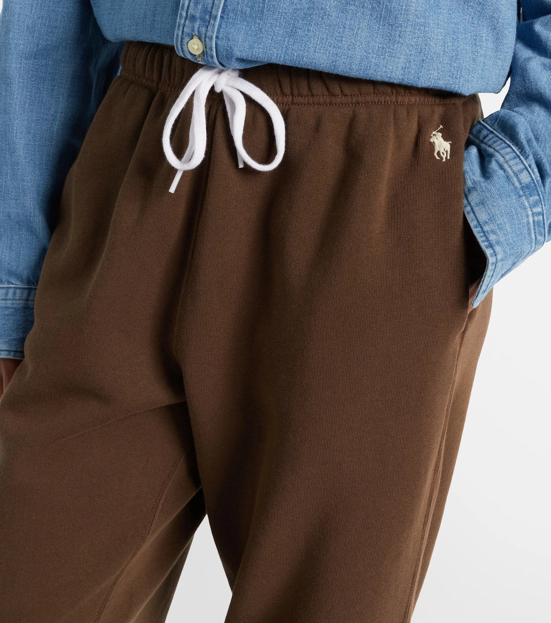 Polo Ralph Lauren - بنطال رياضي من نسيج الجيرسي المخلوط بالقطن