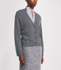 Le Kasha Grey Organic Cashmere Lille Cardigan