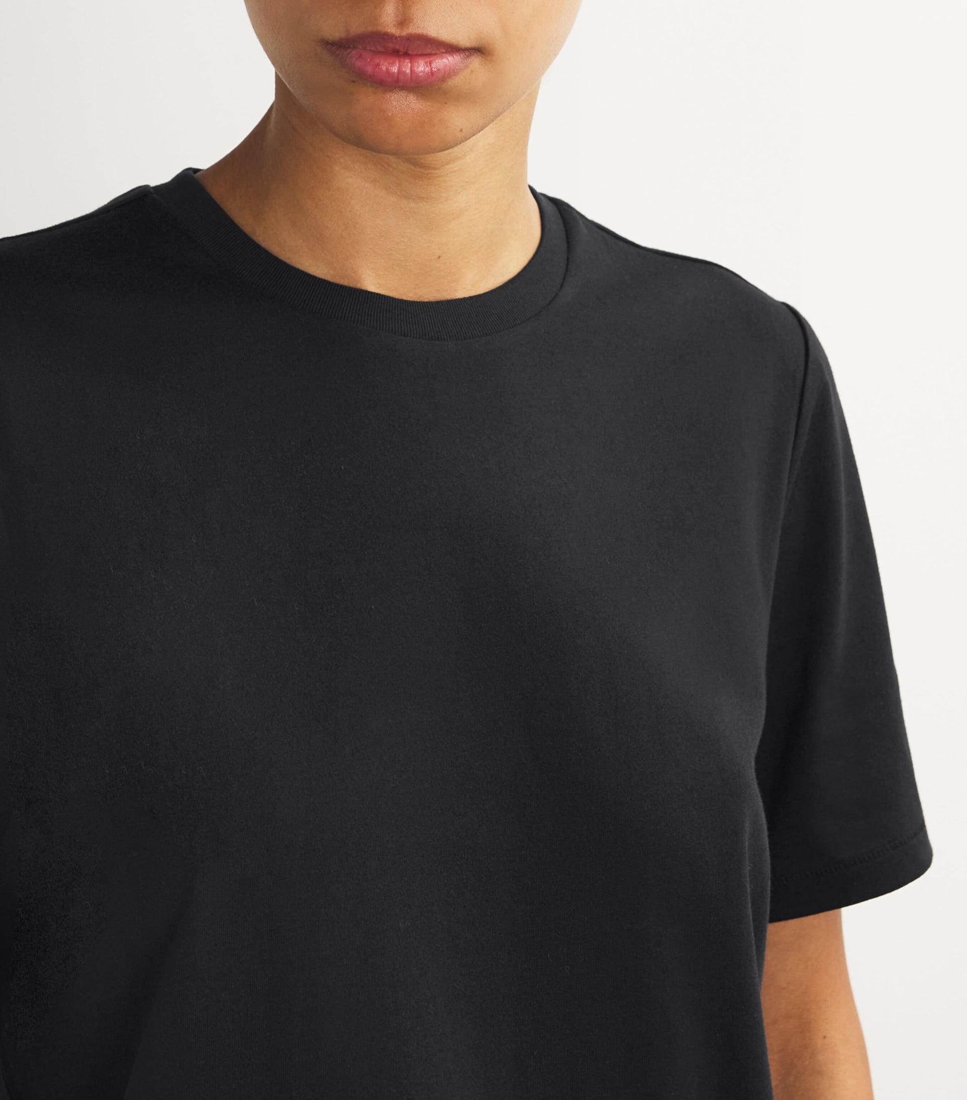 Cotton-Blend Relaxed T-Shirt ONYX
