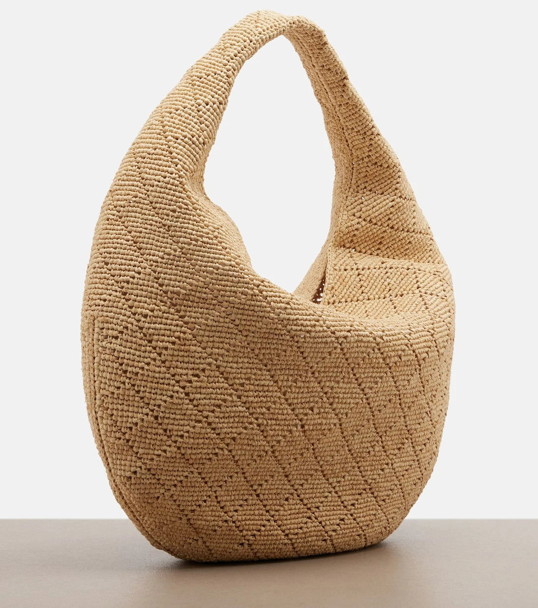 Saint Laurent - Icare raffia shoulder bag