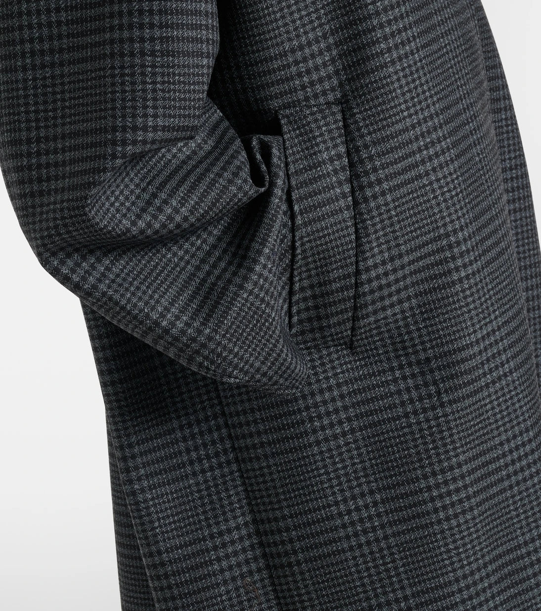 Róhe - Prince of Wales check virgin wool coat