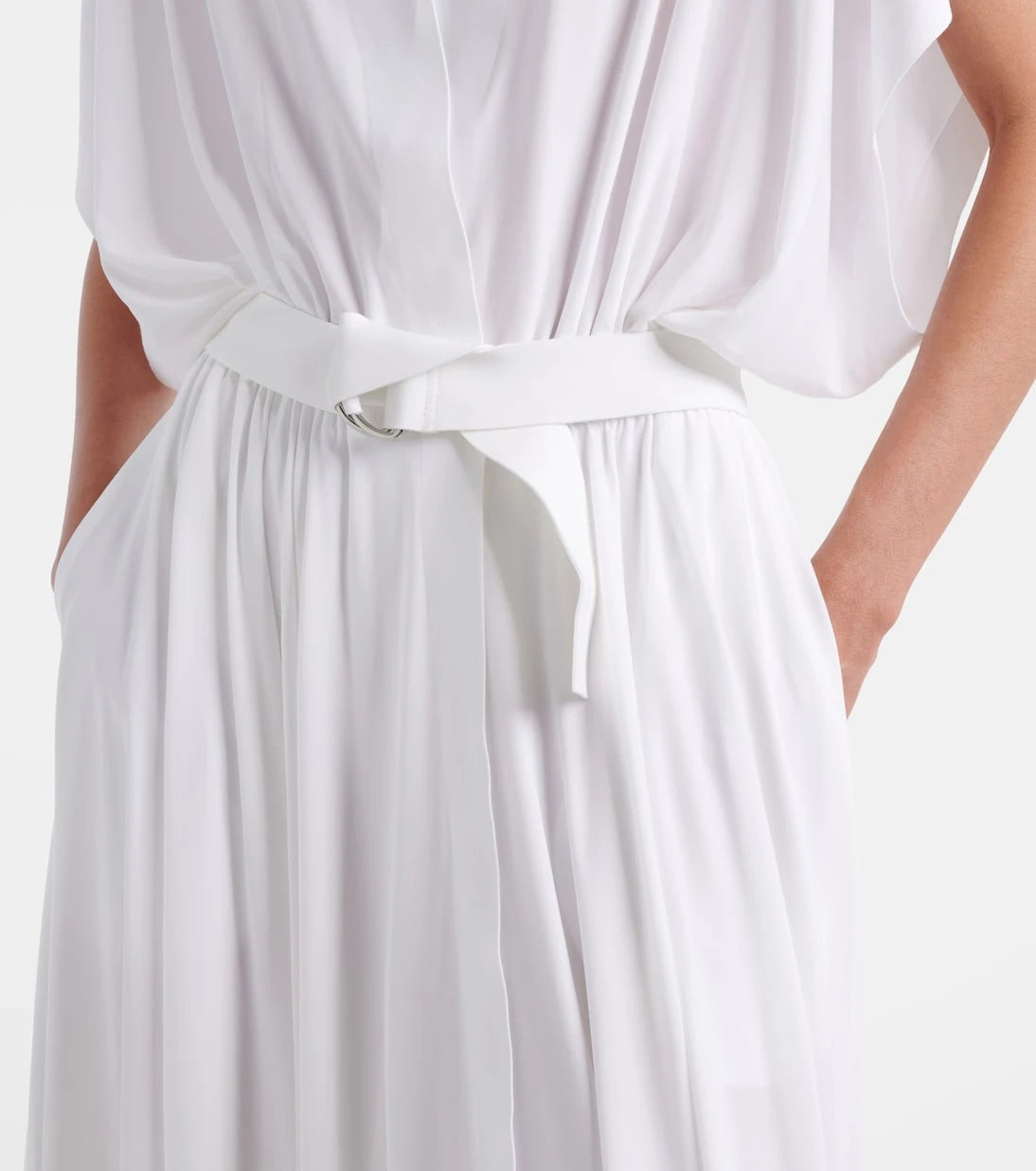 Norma Kamali - Belted oversized midi dress