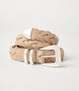 Brunello Cucinelli Suede Braided Belt