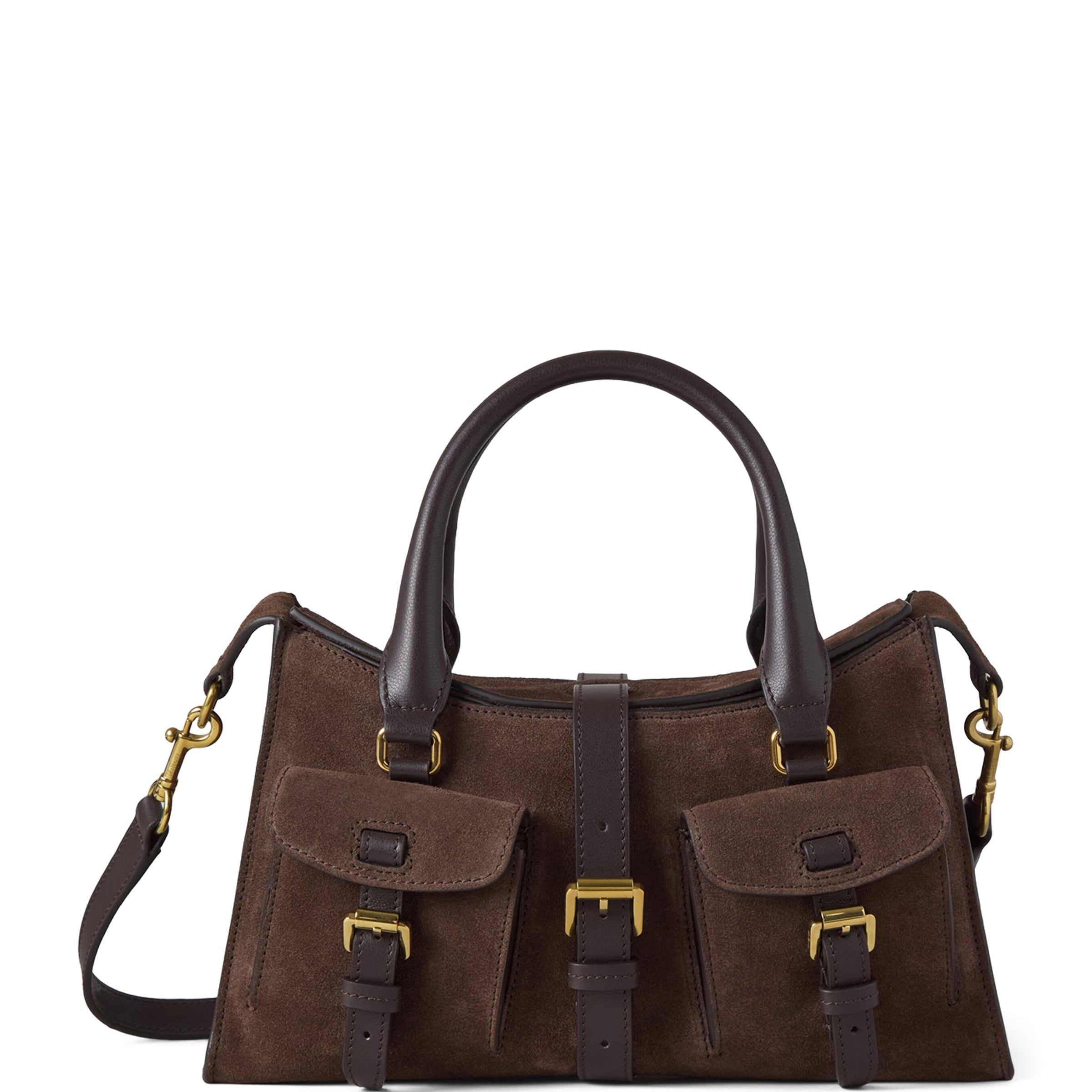 Mulberry Small Suede Roxanne Top-Handle Bag