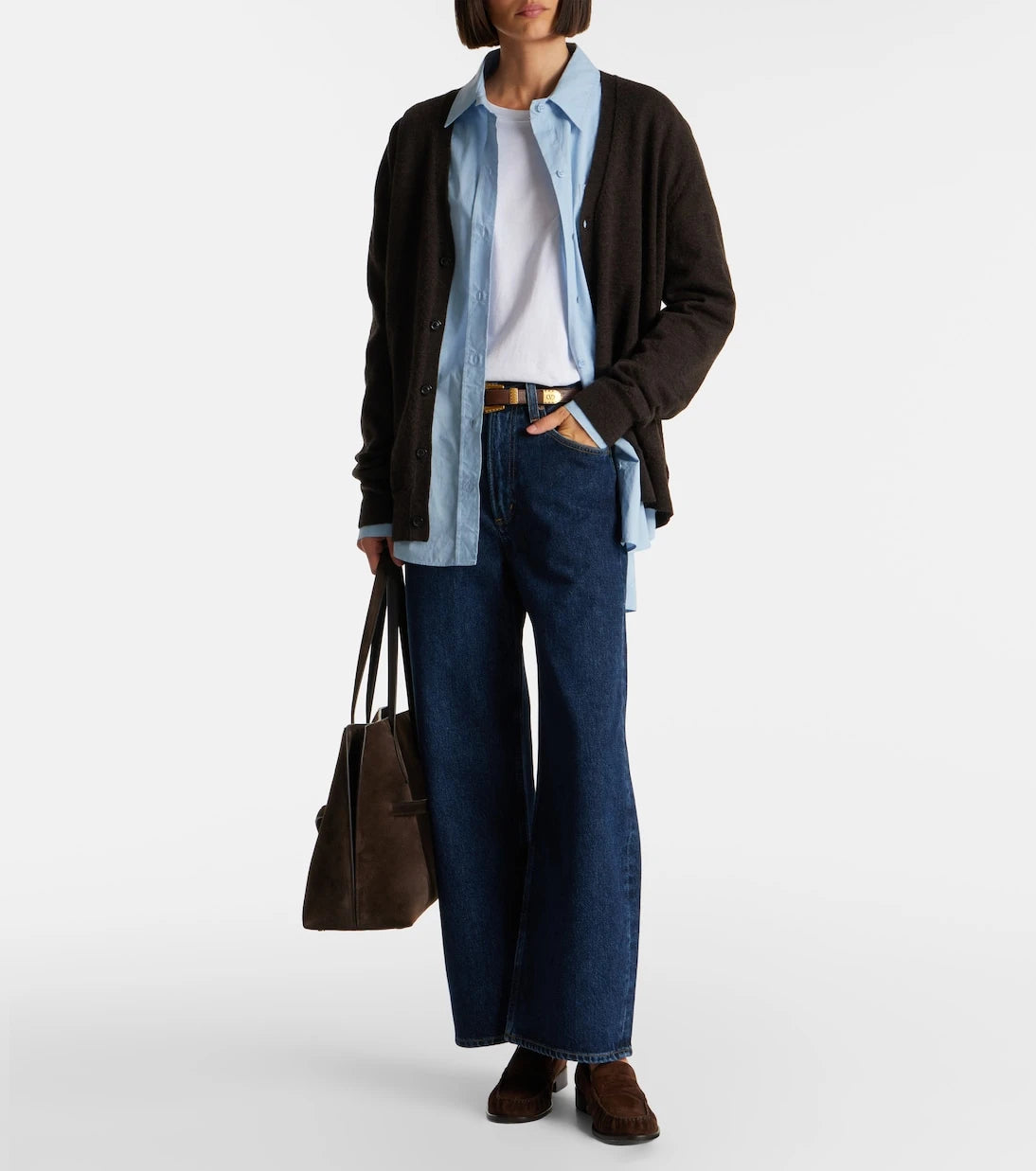 Agolde - Low Curve cropped mid-rise barrel-leg jeans