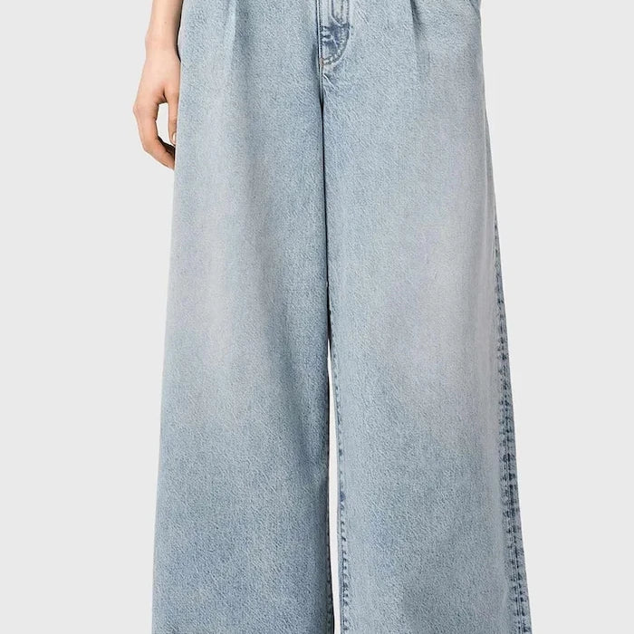 AllSaints дънки wide leg дамски HAZE
