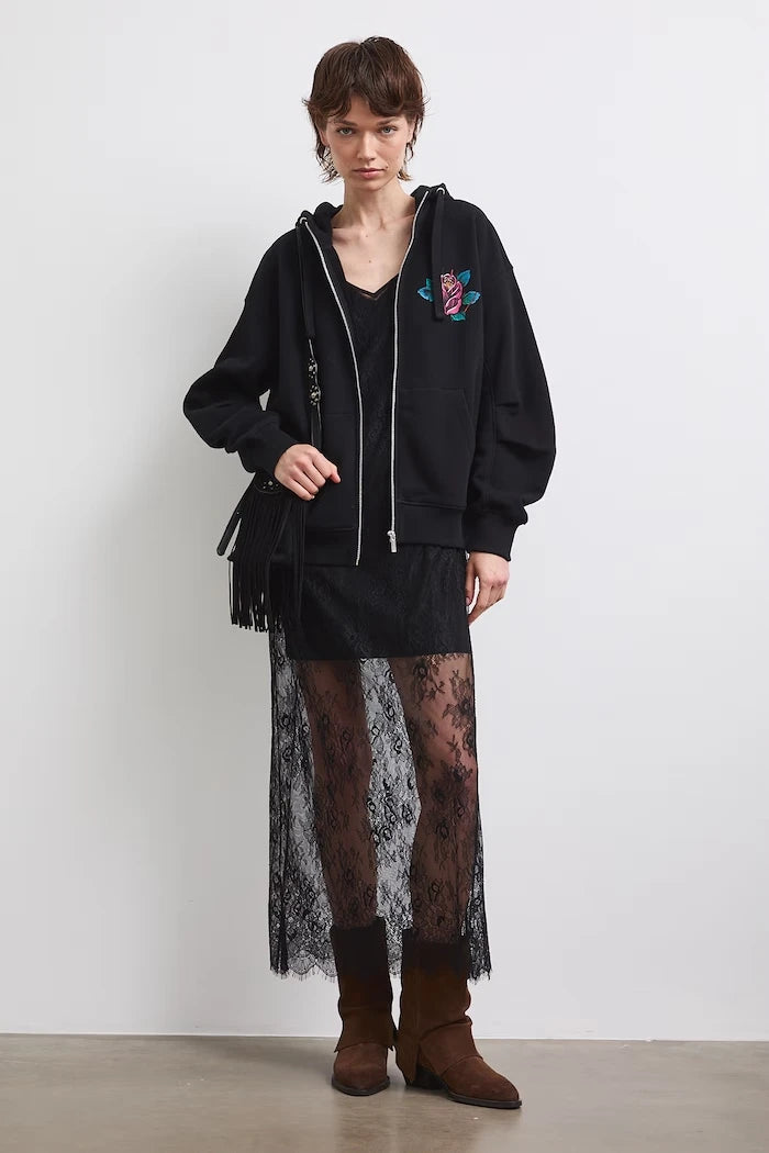 Medicine kapüşonlu kadın pamuklu sweatshirt