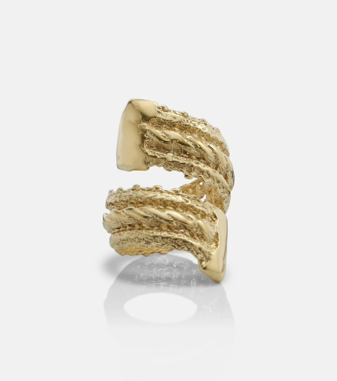 Ysso - Aella 24kt gold-plated ring