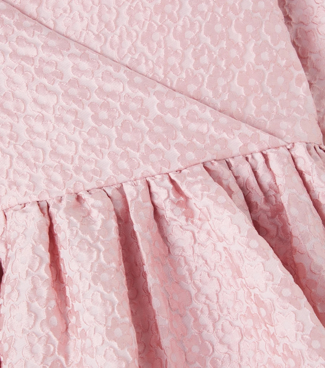 Molo - Bow-detail floral jacquard dress