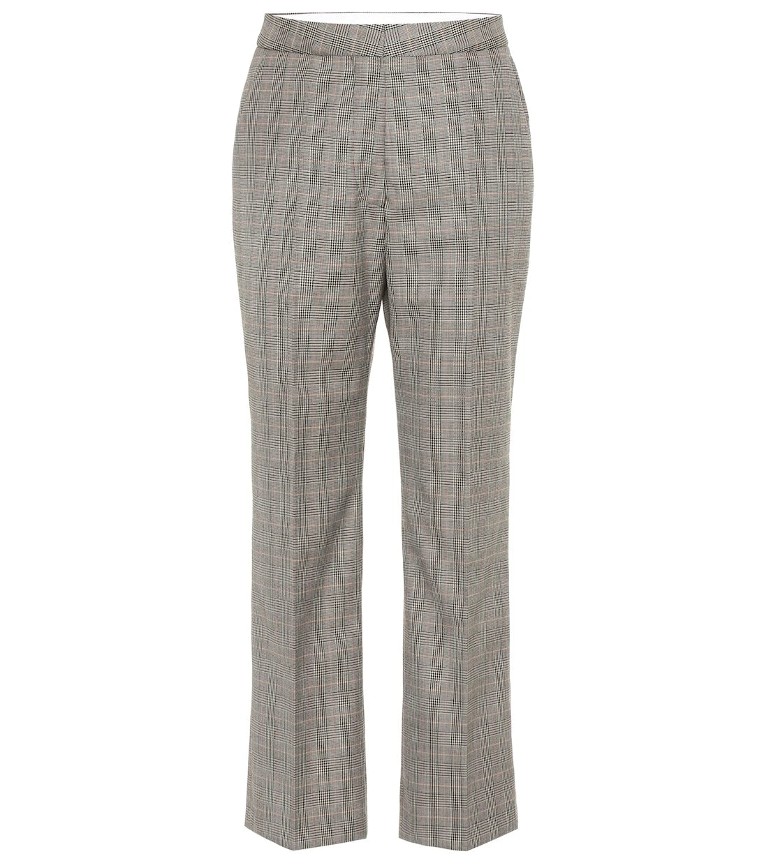Stella McCartney - High-rise checked wool pants