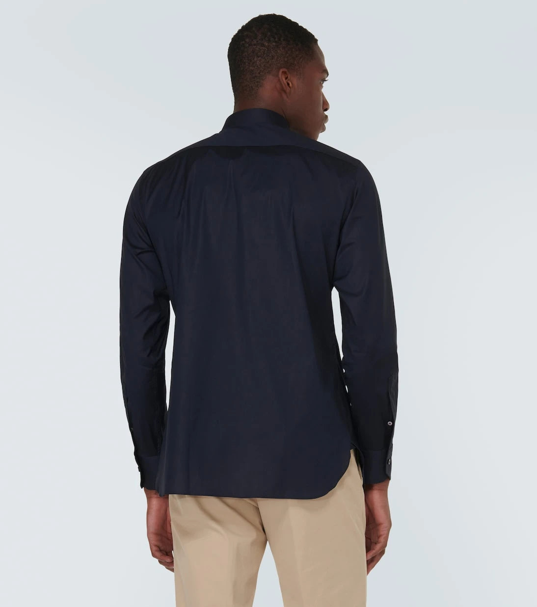 Zegna - قميص أكسفورد قطن