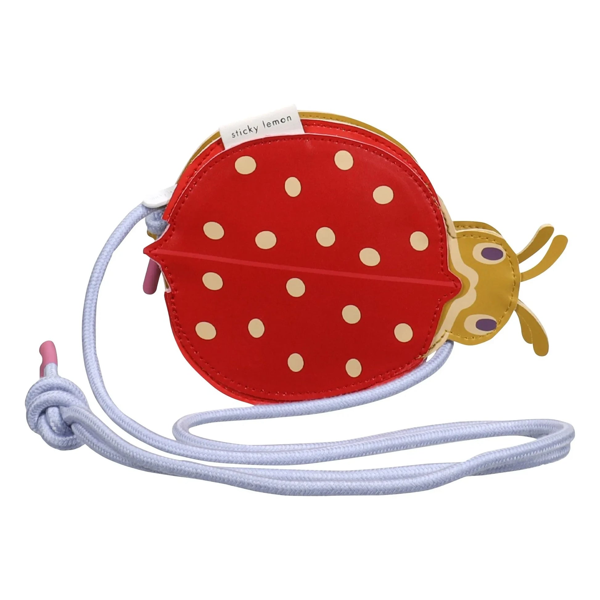 Sticky Lemon - Ladybug Wallet Bag | Red