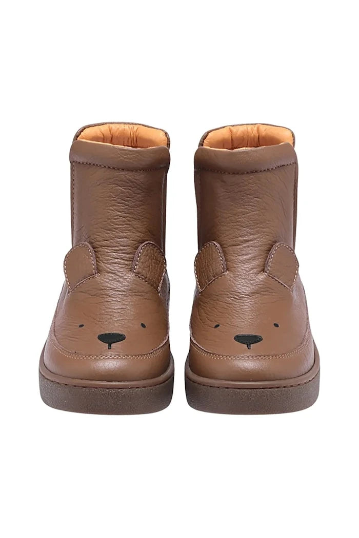 Donsje Thuru Classic Boots Bear Çocuk Deri Kışlık Botlar