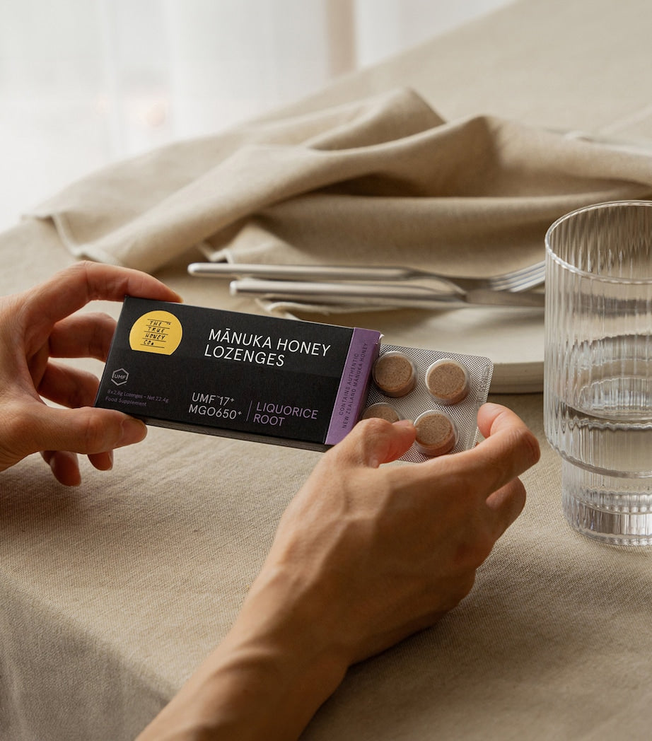 Mānuka Honey Lozenges with Liquorice Root (8 Capsules)