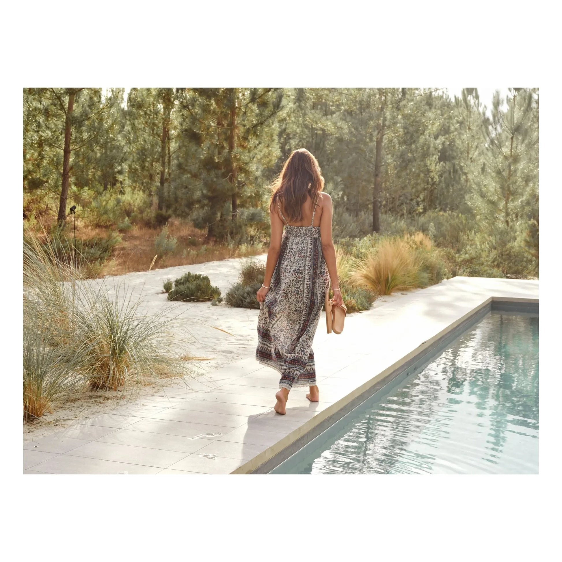 M.A.B.E. - Cass dress | Indigo