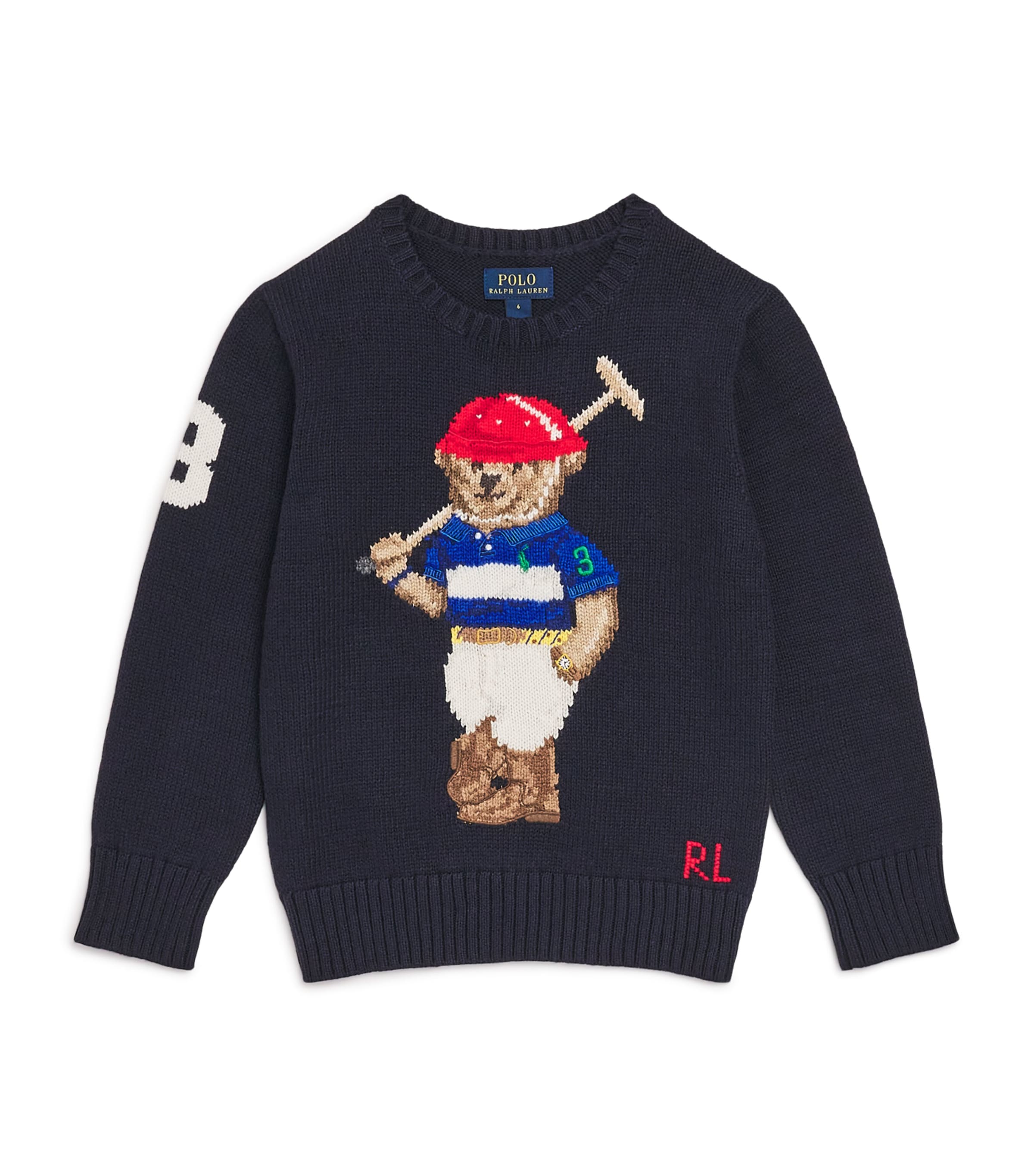 Ralph Lauren Kids Cotton Polo Bear Sweater (2-7 Years)