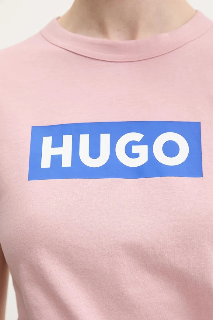 HUGO Blue basic kadın pamuklu Classic Tee_B