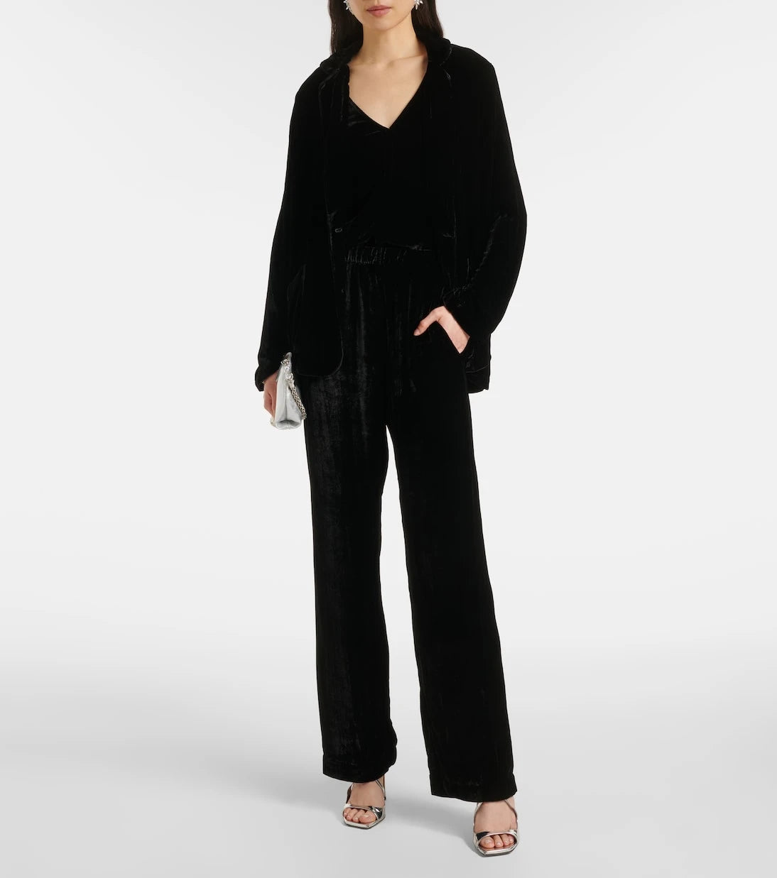 Velvet - Kyla velvet blazer