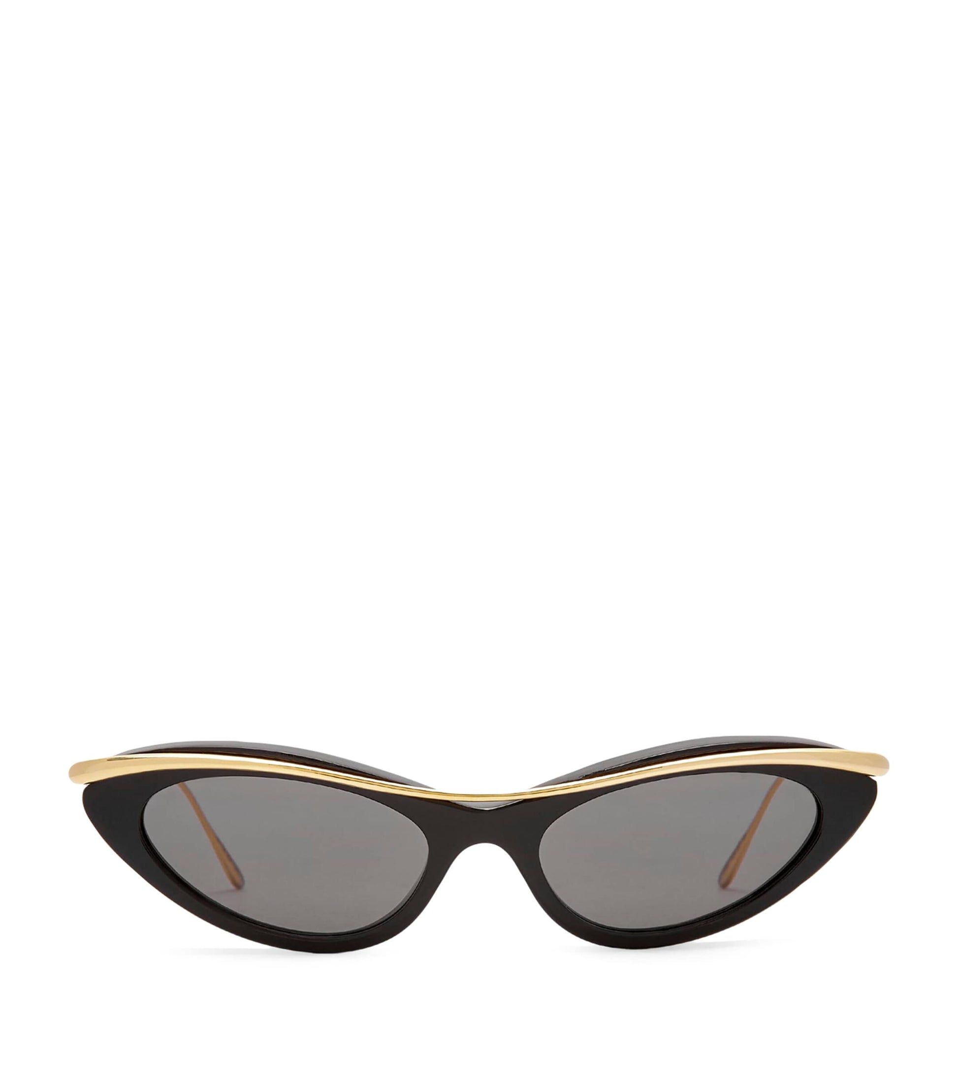 Black Whirl Cat Eye Sunglasses