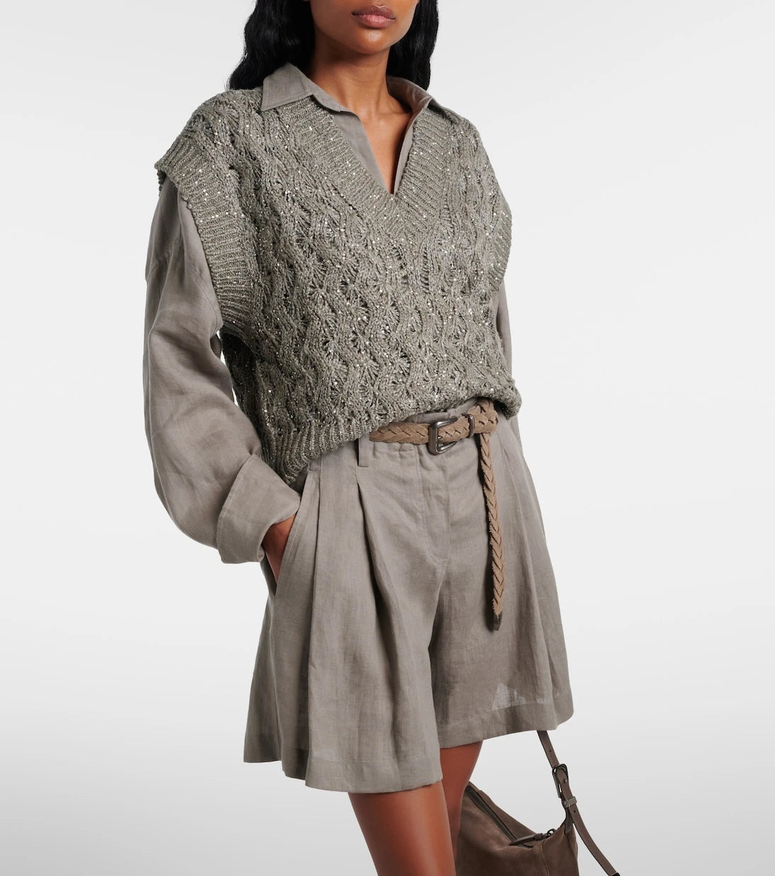 Brunello Cucinelli - Sequined sweater vest