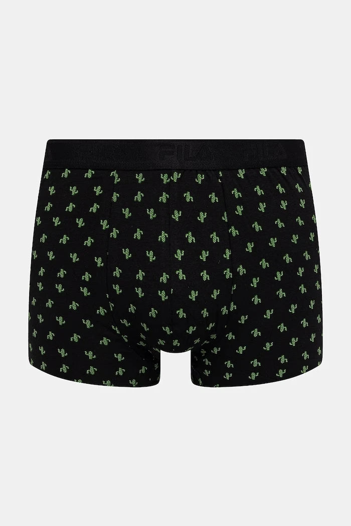 Fila pamuklu elastanlı dar kesim erkek boxer 3’lü