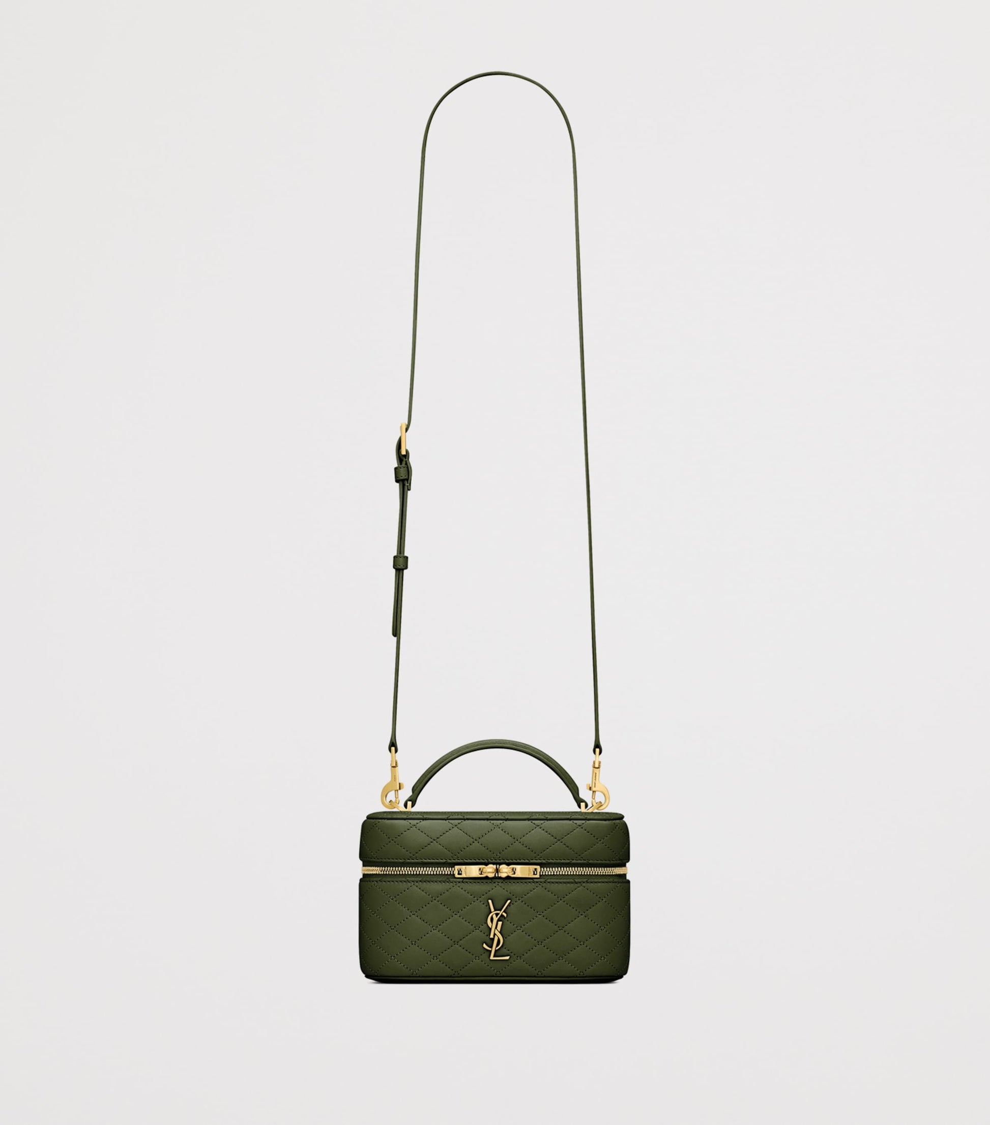 Saint Laurent Black Mini Gaby Top-Handle Bag