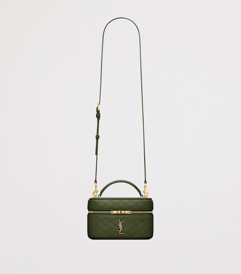 Saint Laurent Black Mini Gaby Top-Handle Bag