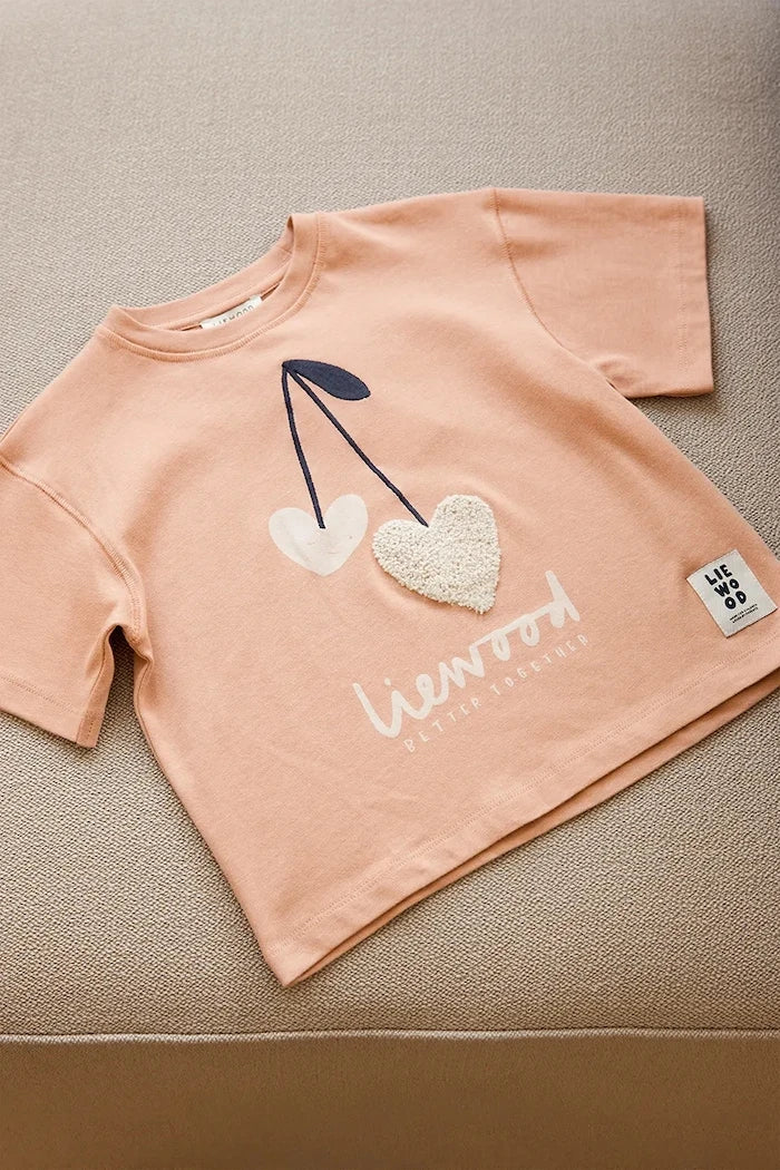 Liewood Tyler Placement SS T-shirt Çocuk Pamuklu Tişört