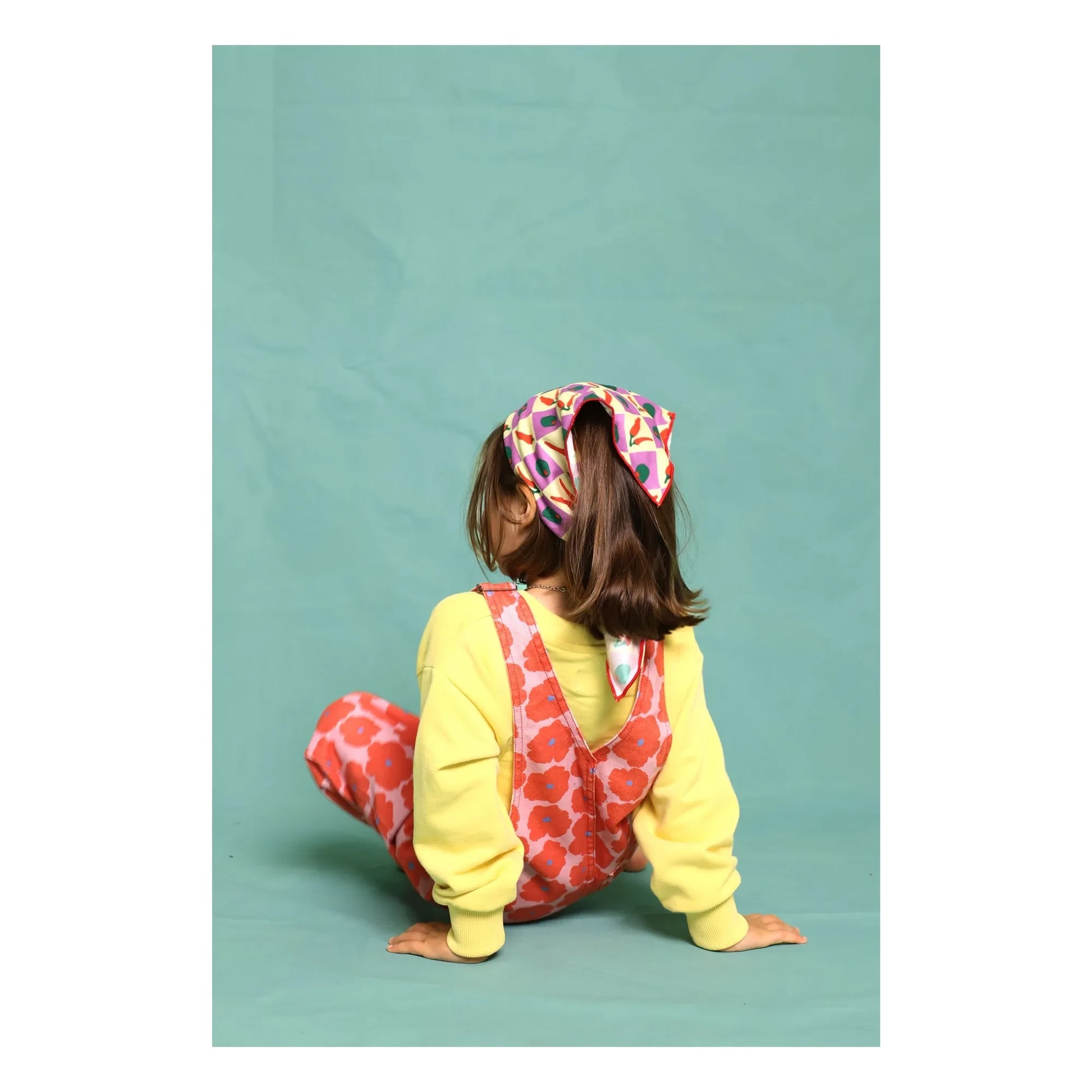 Favorite People - Napoli floral dungarees | Red