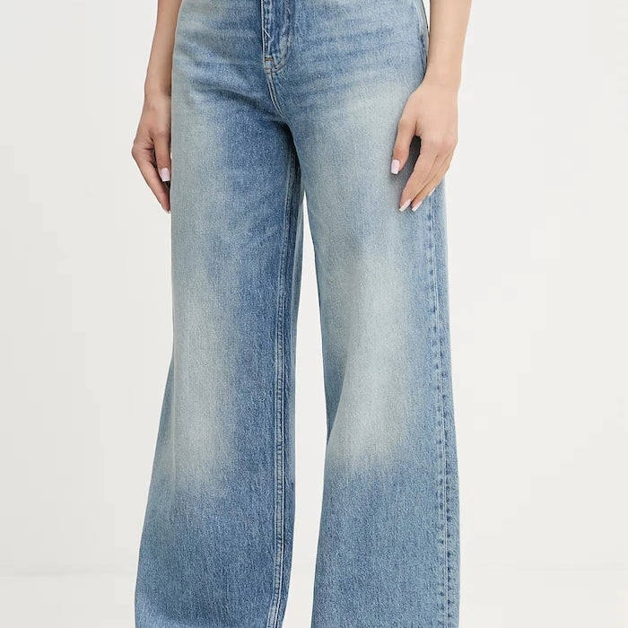 Tommy Jeans Дънки wide leg дамски
