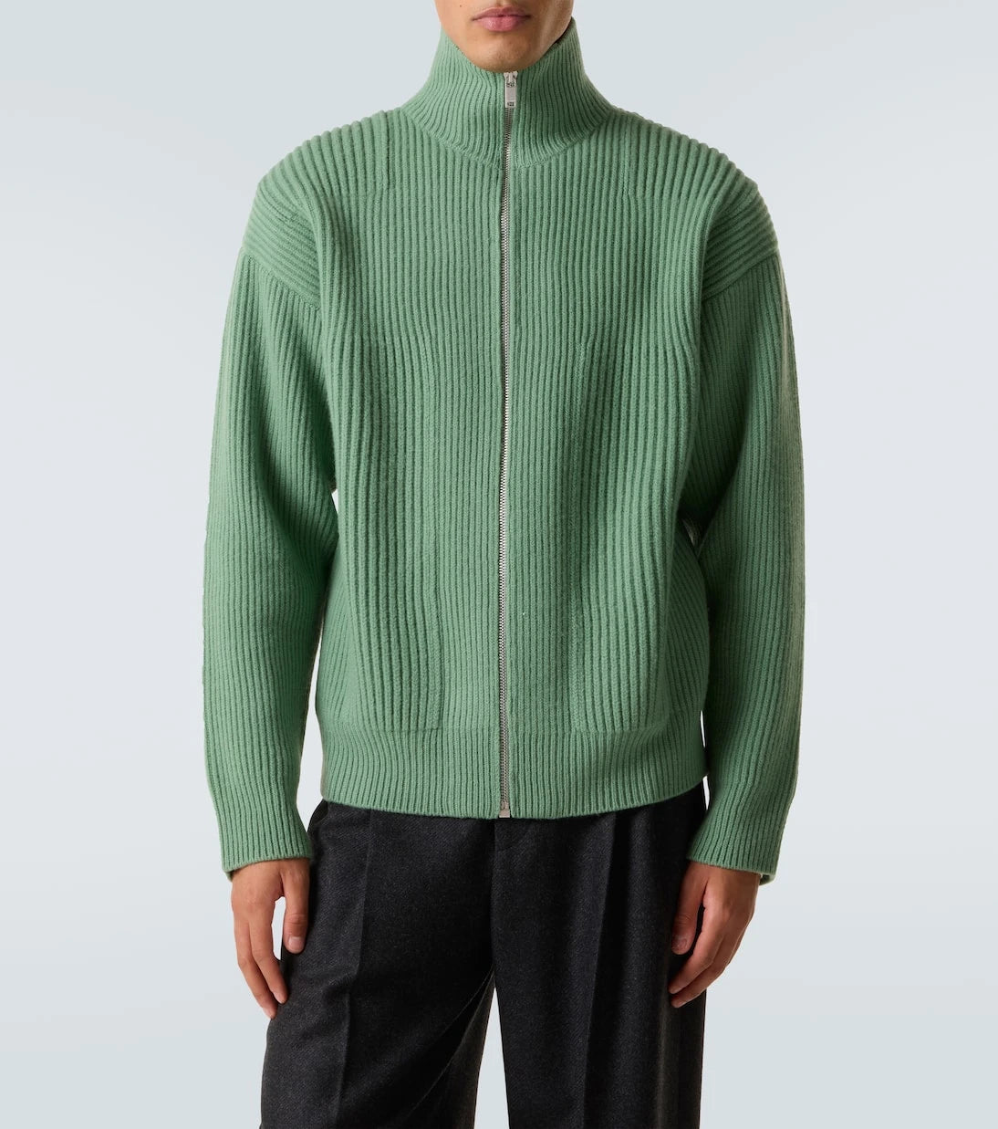 Jil Sander - Wool zip-up cardigan