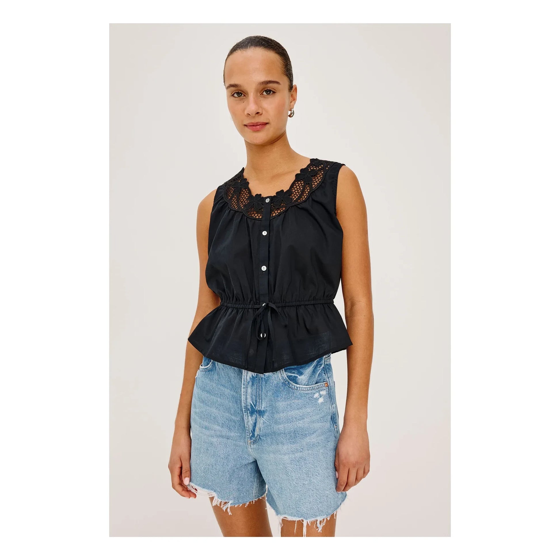 Rails - Leilani Embroidery Blouse | Black