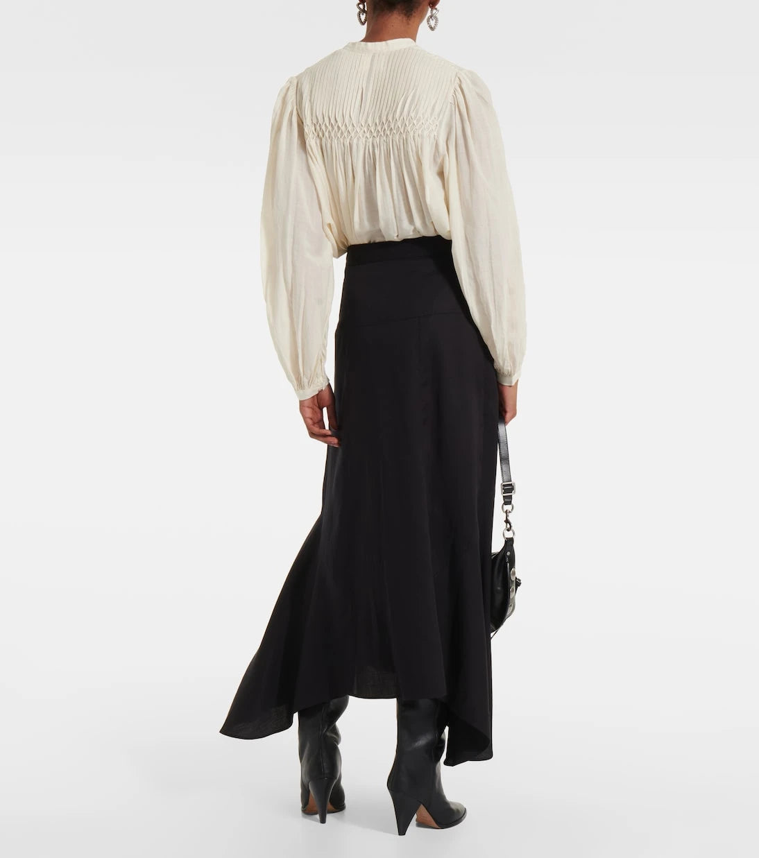 Marant Etoile - Alona asymmetric midi skirt