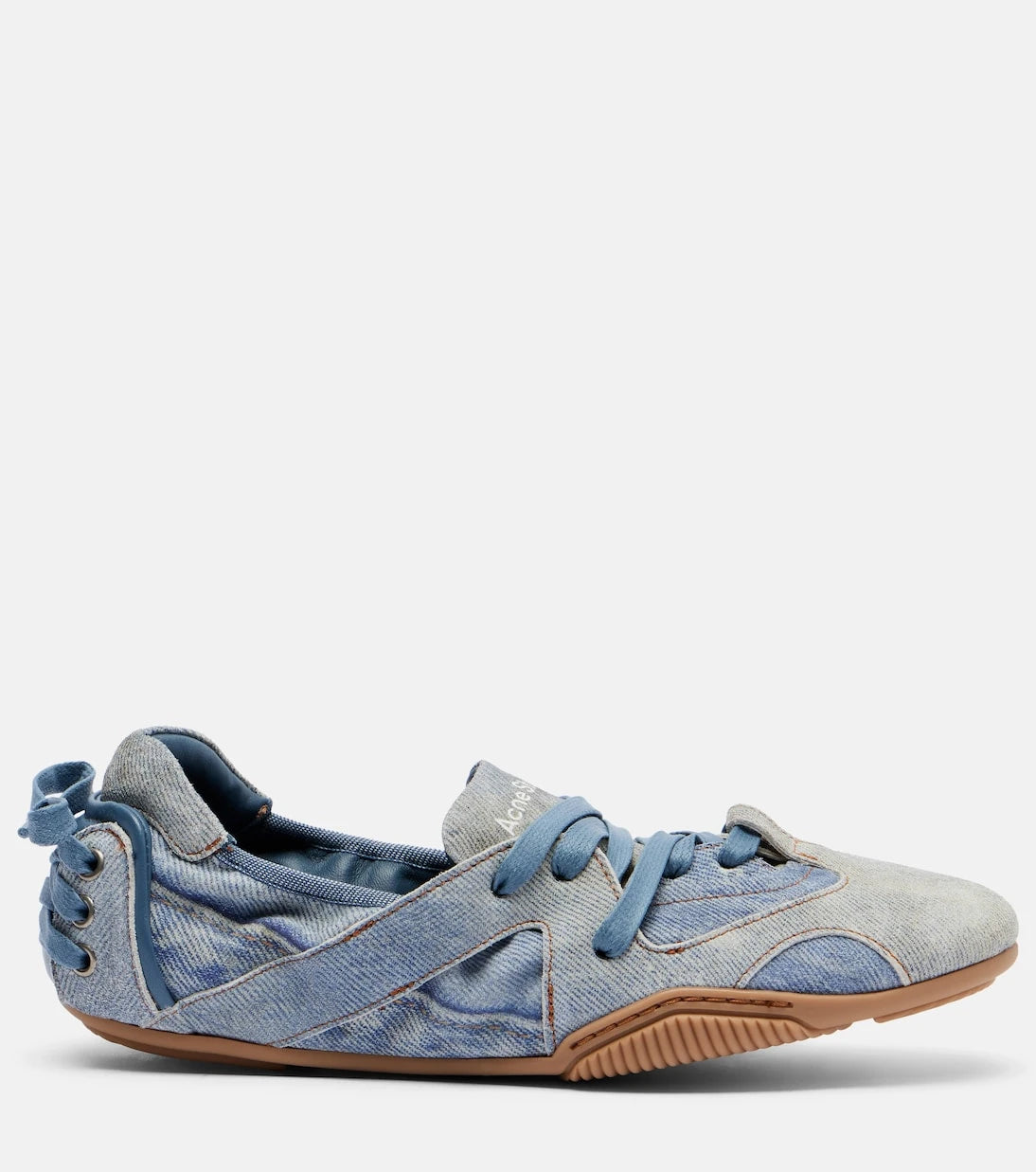 Acne Studios - Trompe l'œil leather flats