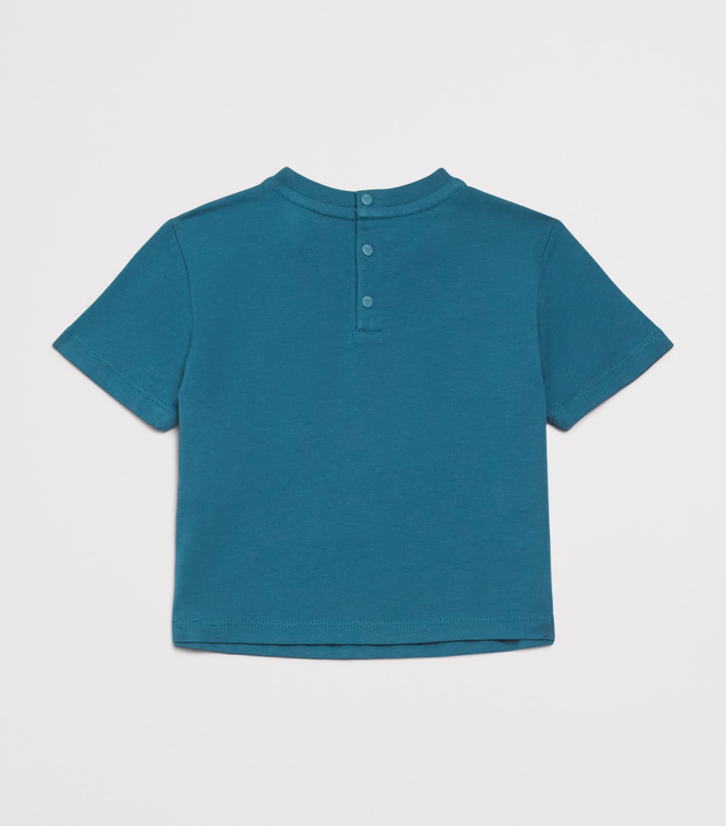 Emporio Armani Kids Cotton Beach Print T-Shirt (6-36 Months)