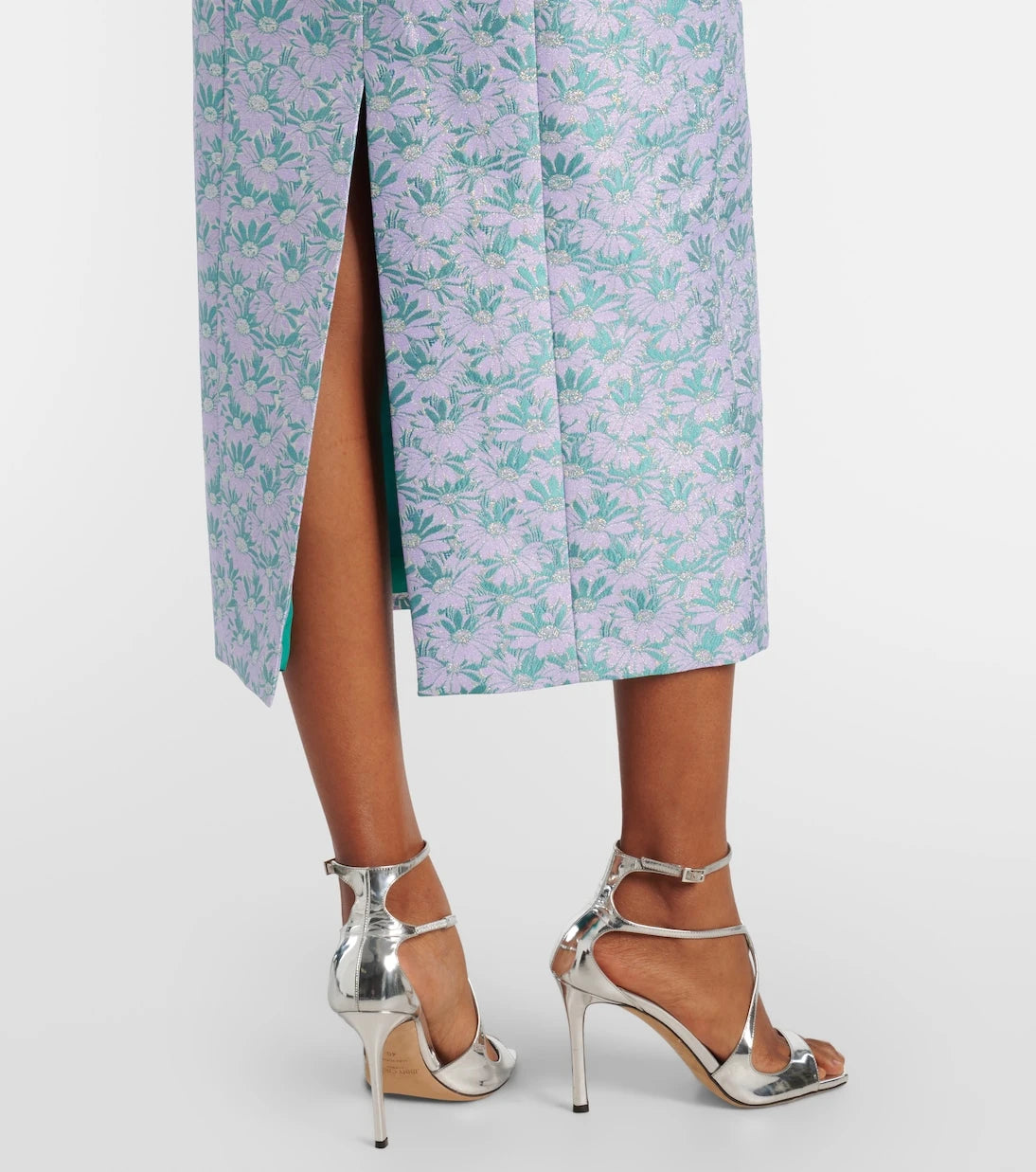 Markarian - Numa Daisy brocade corset midi dress