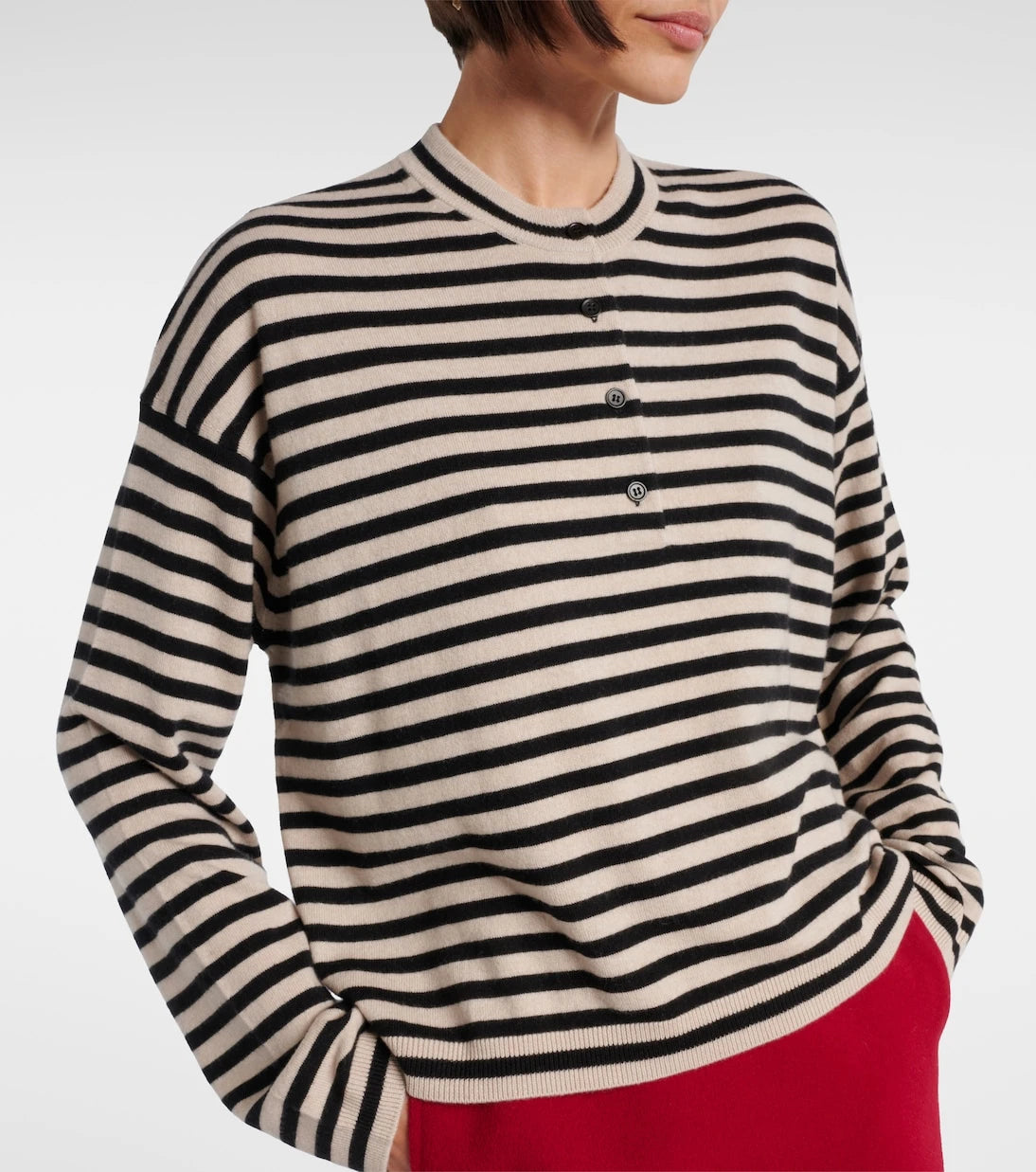 'S Max Mara - Balia striped wool sweater