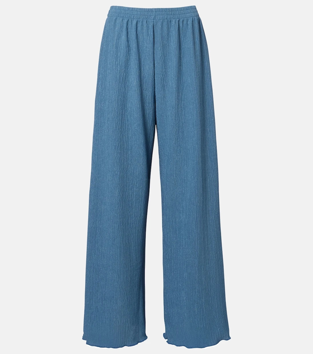 Jade Swim - Mika seersucker wide-leg pants