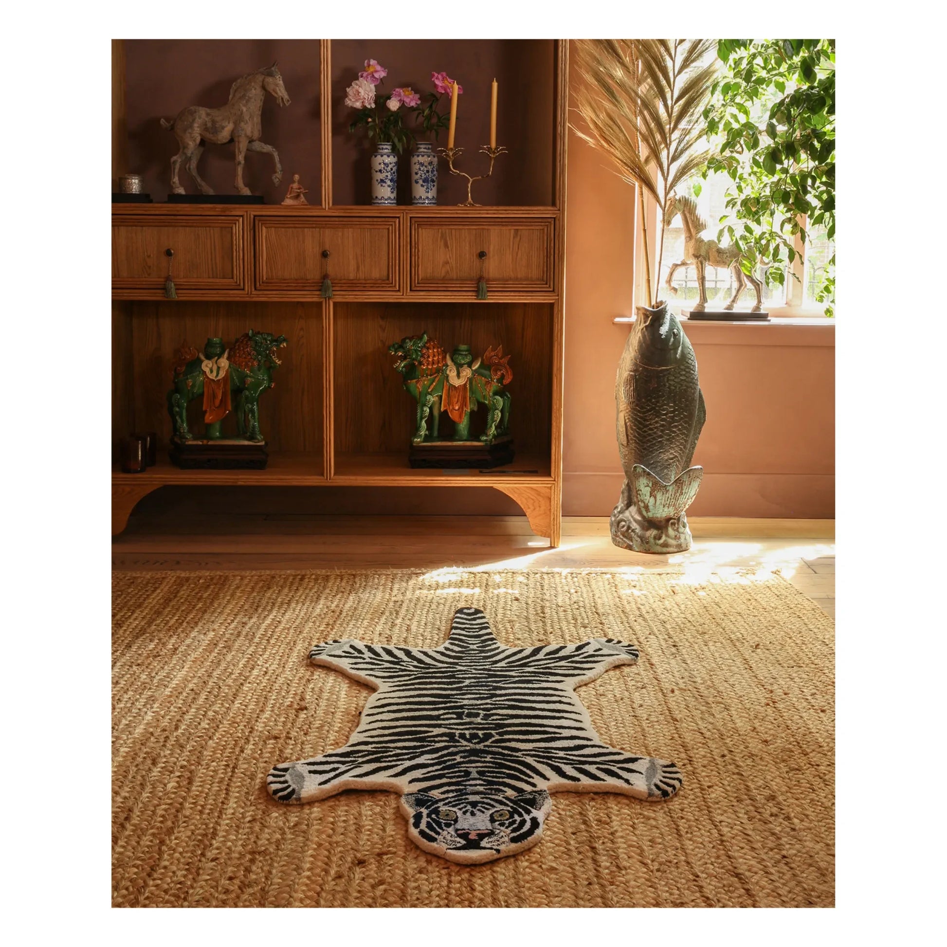 Doing Goods - Tiger Rug | Ecru