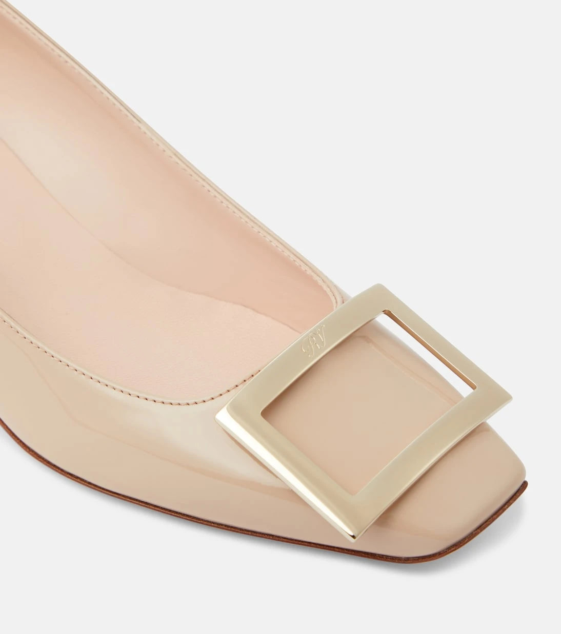 Roger Vivier - حذاء "Trompette 45" بكعب عالٍ من الجلد اللامع