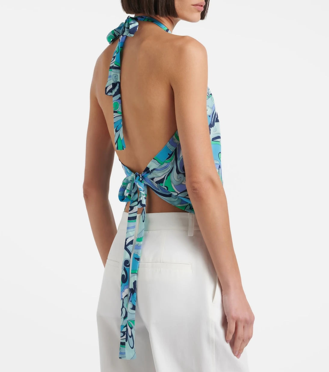 Melissa Odabash - Raya printed halterneck top