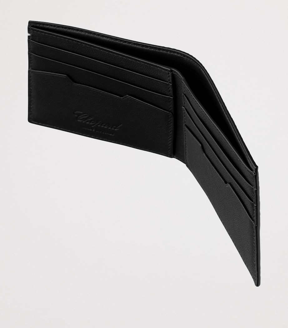 Mini Leather Racing Bifold Wallet