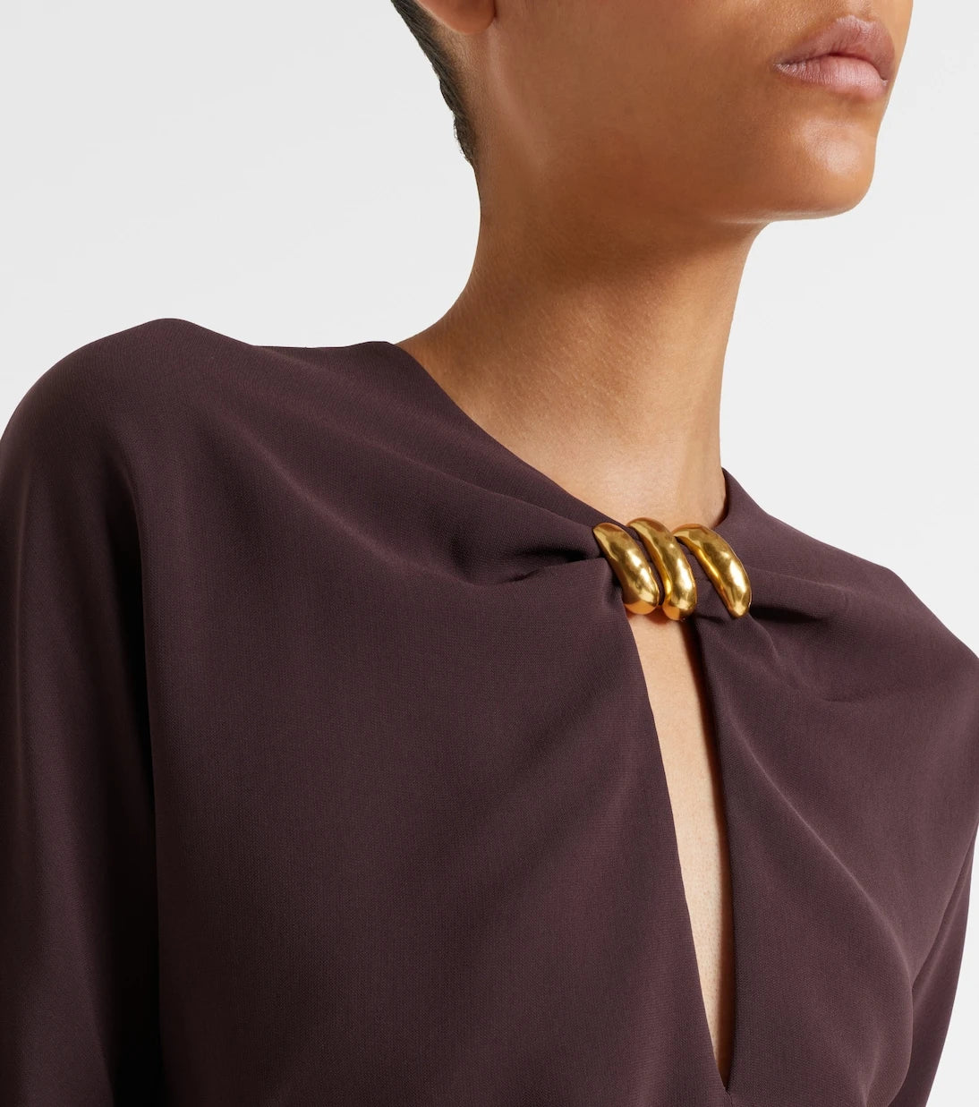 Max Mara - Embellished cady maxi dress