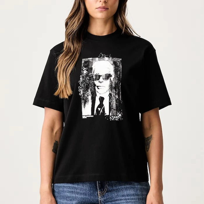 Karl Lagerfeld Jeans тениска дамска от памук