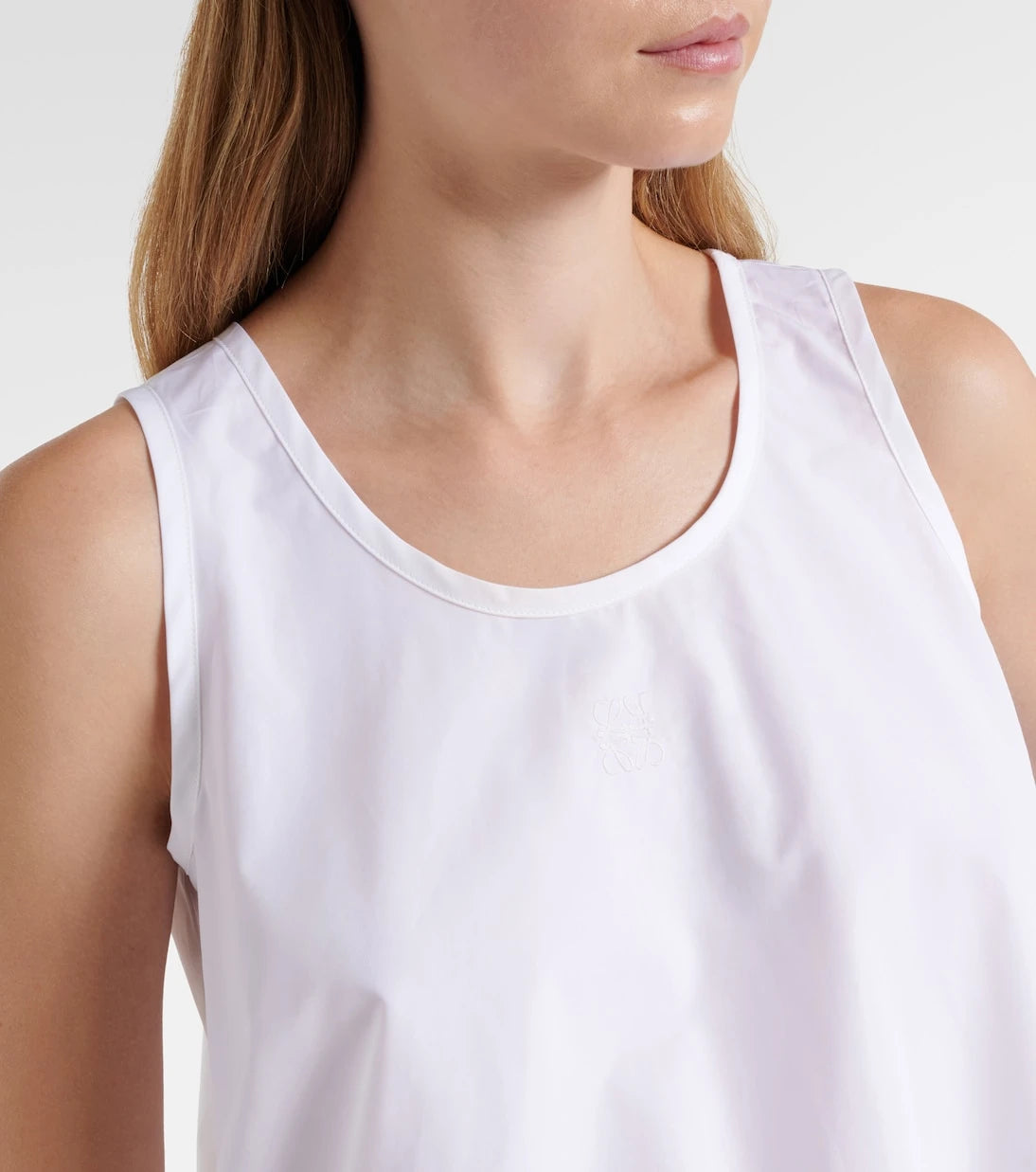 Loewe - Paula's Ibiza cotton poplin crop top