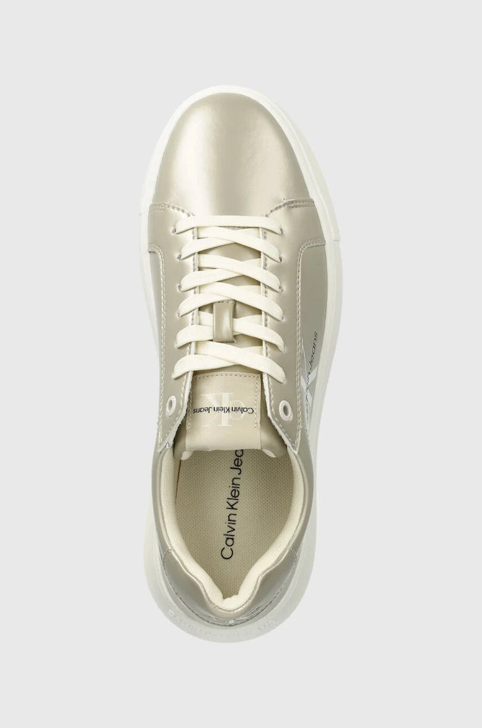 Маратонки Calvin Klein Jeans CHUNKY CUPSOLE LACEUP LTH ML MTL
