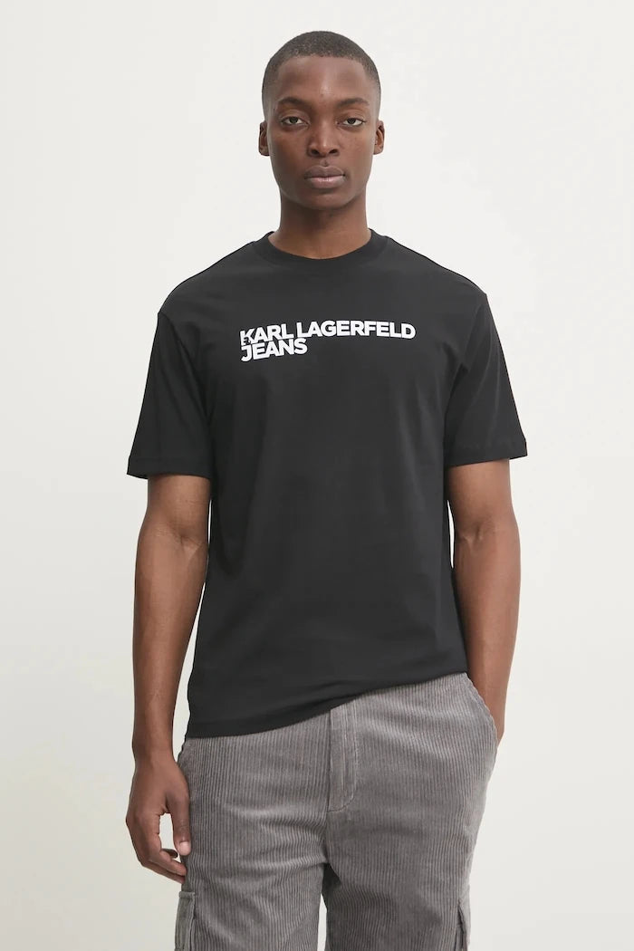 Karl Lagerfeld Jeans erkek pamuklu tişört