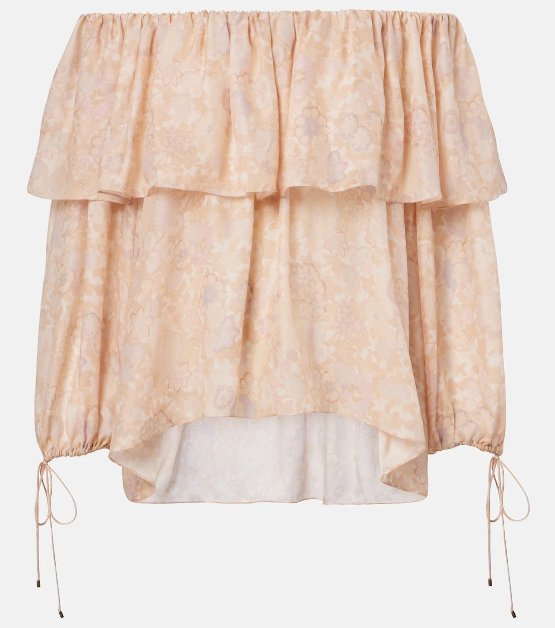 Chloé - Floral silk charmeuse top